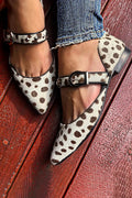 Embellished Mary Jane Flats with Studs