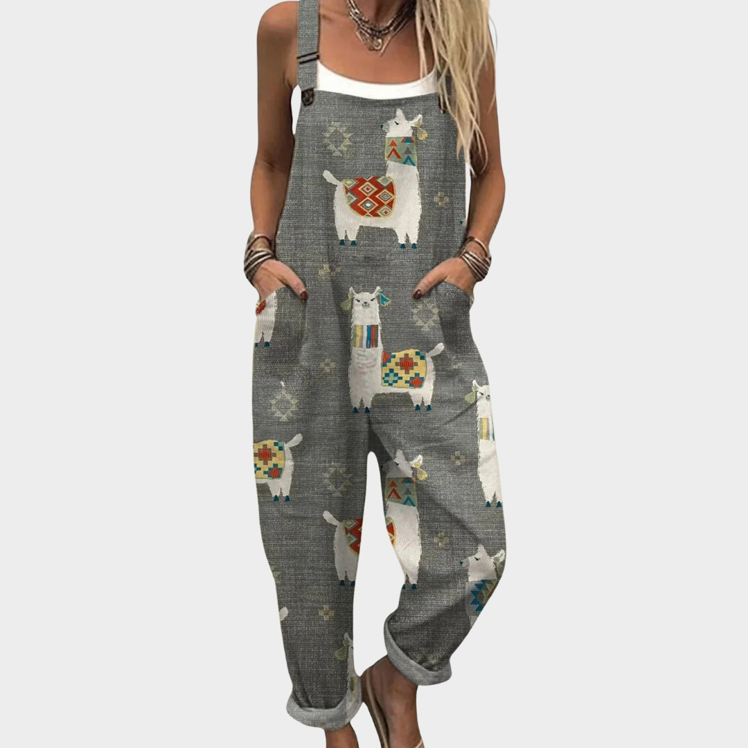 Delvessa™ | Comfortable Printed Jumpsuit