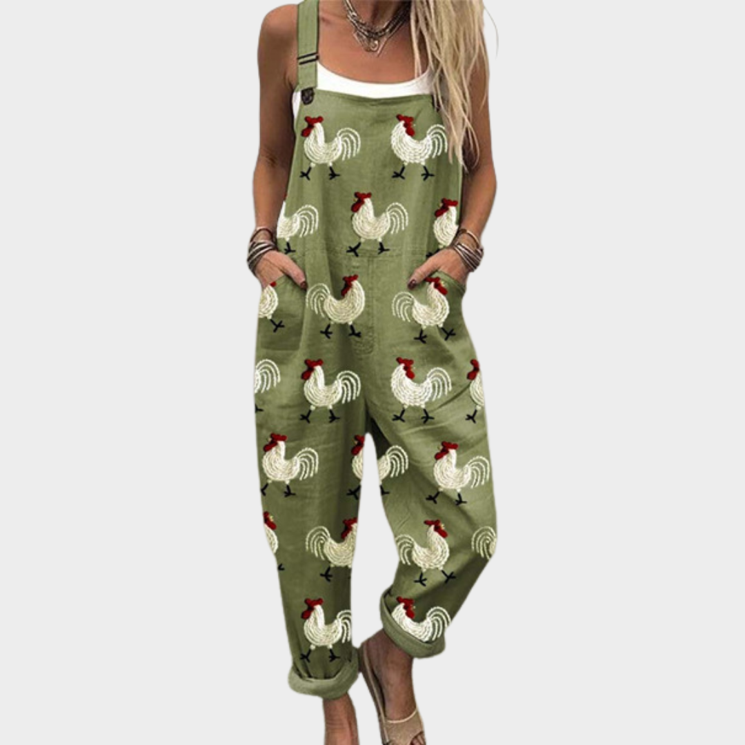 Mirethia™ | Comfortable Printed Jumpsuit