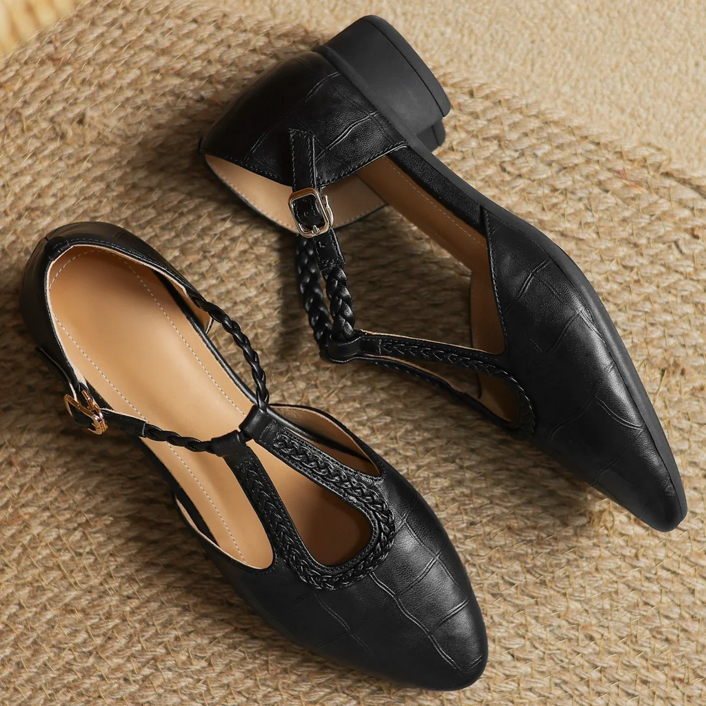 Kepa | Classic Leather Mary Jane Flats