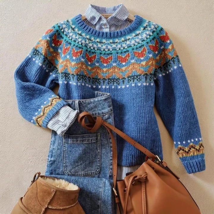 Velvo™ | Timeless Vintage Knit Jumper