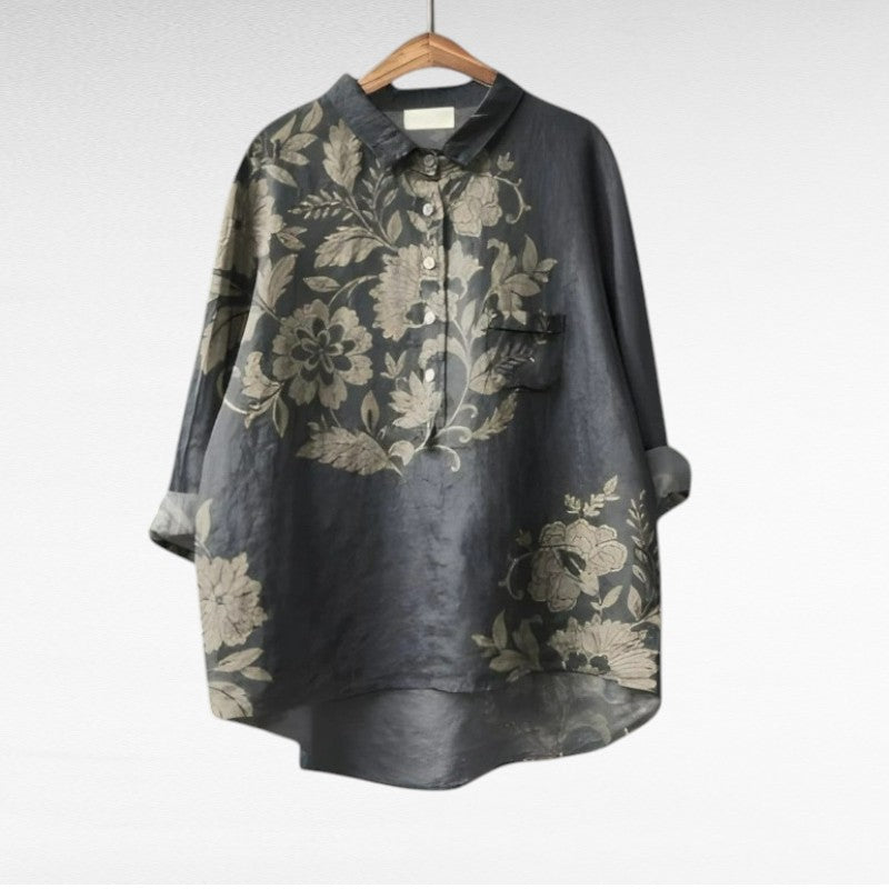 MOREAU LYON | ELEGANT FLORAL BLOUSE FOR WOMEN