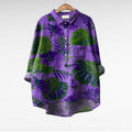 MOREAU LYON | TROPICAL LEAF BLOUSE FOR WOMEN