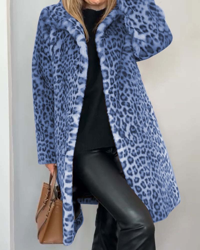 Alison | Elegant Leopard Coat