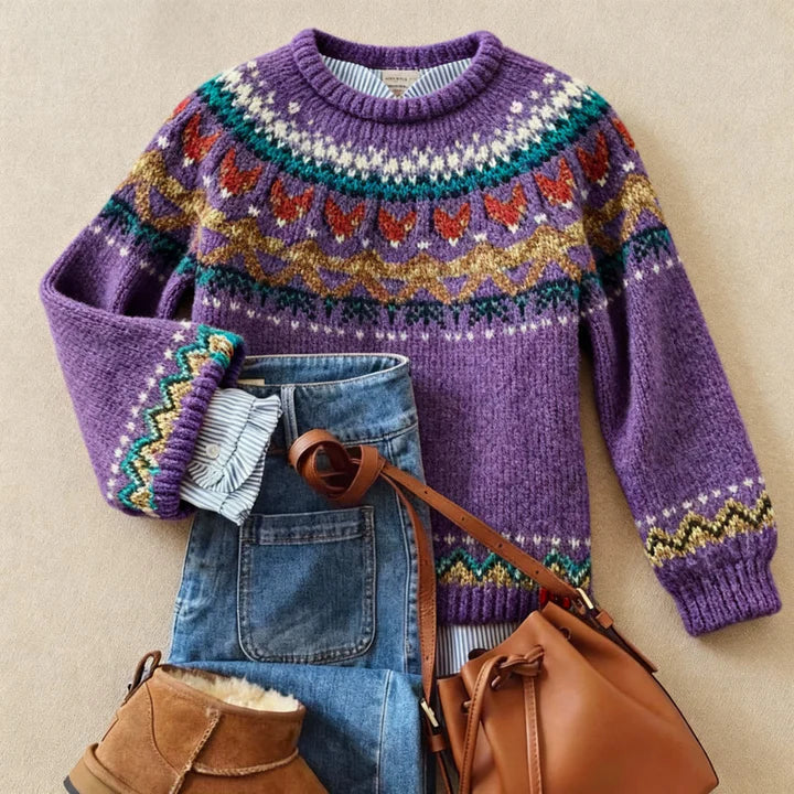 Solva™ | Timeless Vintage Knit Jumper