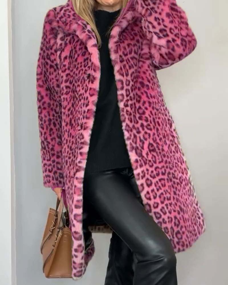 Alison | Elegant Leopard Coat