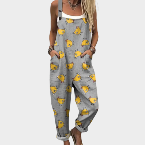 Caelyra™ | Comfortable Printed Jumpsuit