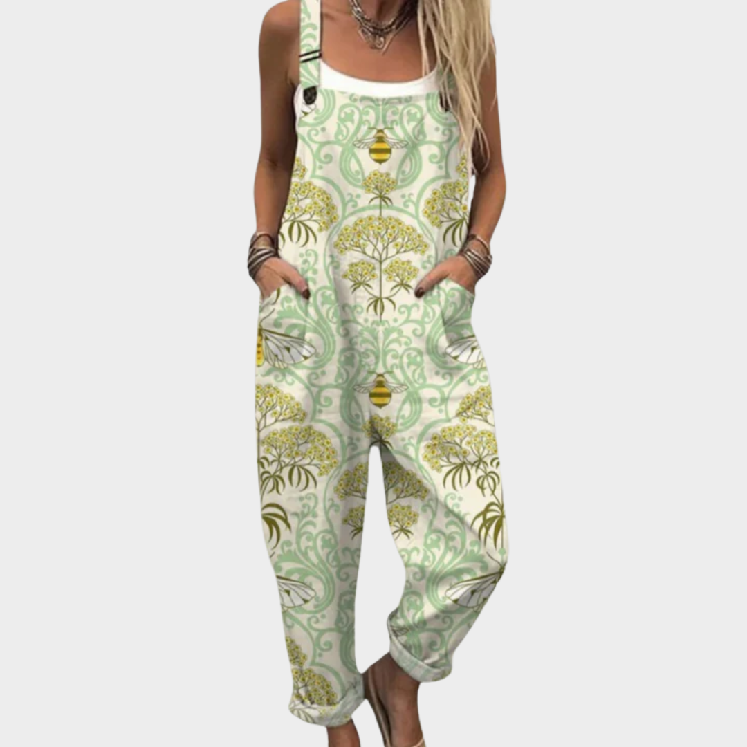 Aethyra™ | Comfortable Printed Jumpsuit