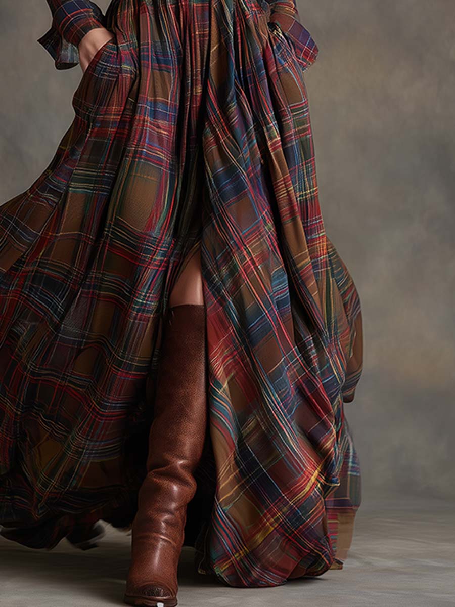Mireline - Timeless Button-Up Shirt Dress
