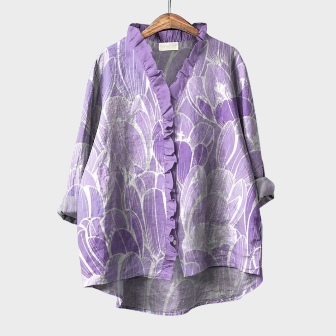 MOREAU LYON | VIOLET FLORAL BLOUSE FOR WOMEN