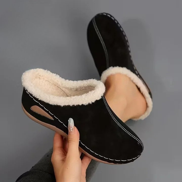 Nova – Fur-Lined Slip-On Sandals