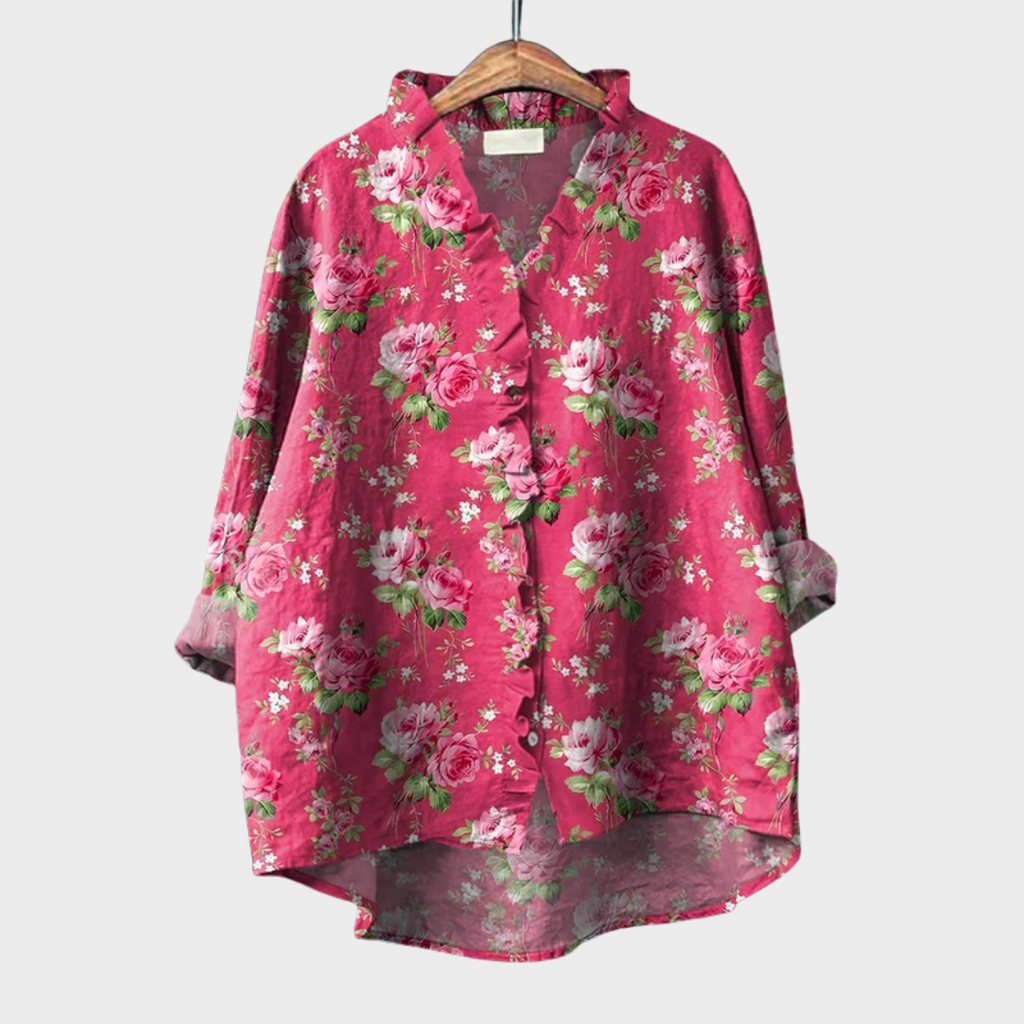 MOREAU LYON | FLORAL ROSE SHIRT FOR WOMEN