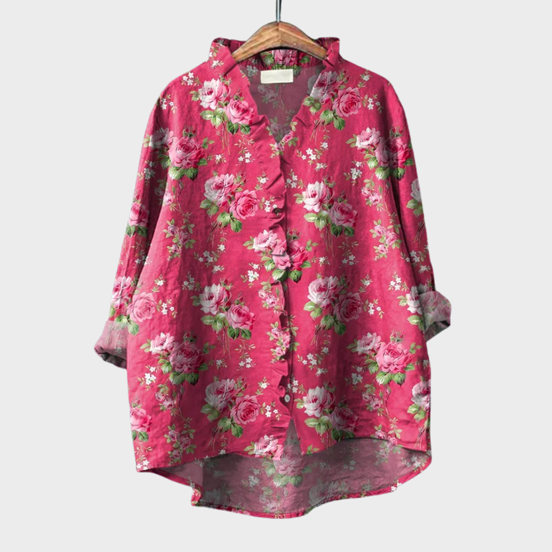 MOREAU LYON | FLORAL ROSE SHIRT FOR WOMEN