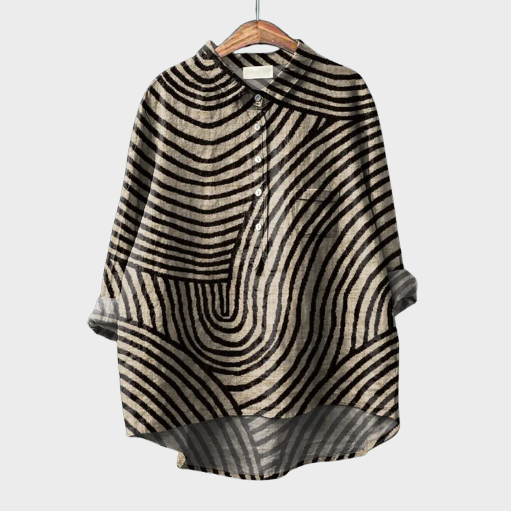 MOREAU LYON | GRAPHIC PATTERN BLOUSE FOR WOMEN