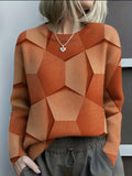 Lucia | Geometric Colourblock Jumper
