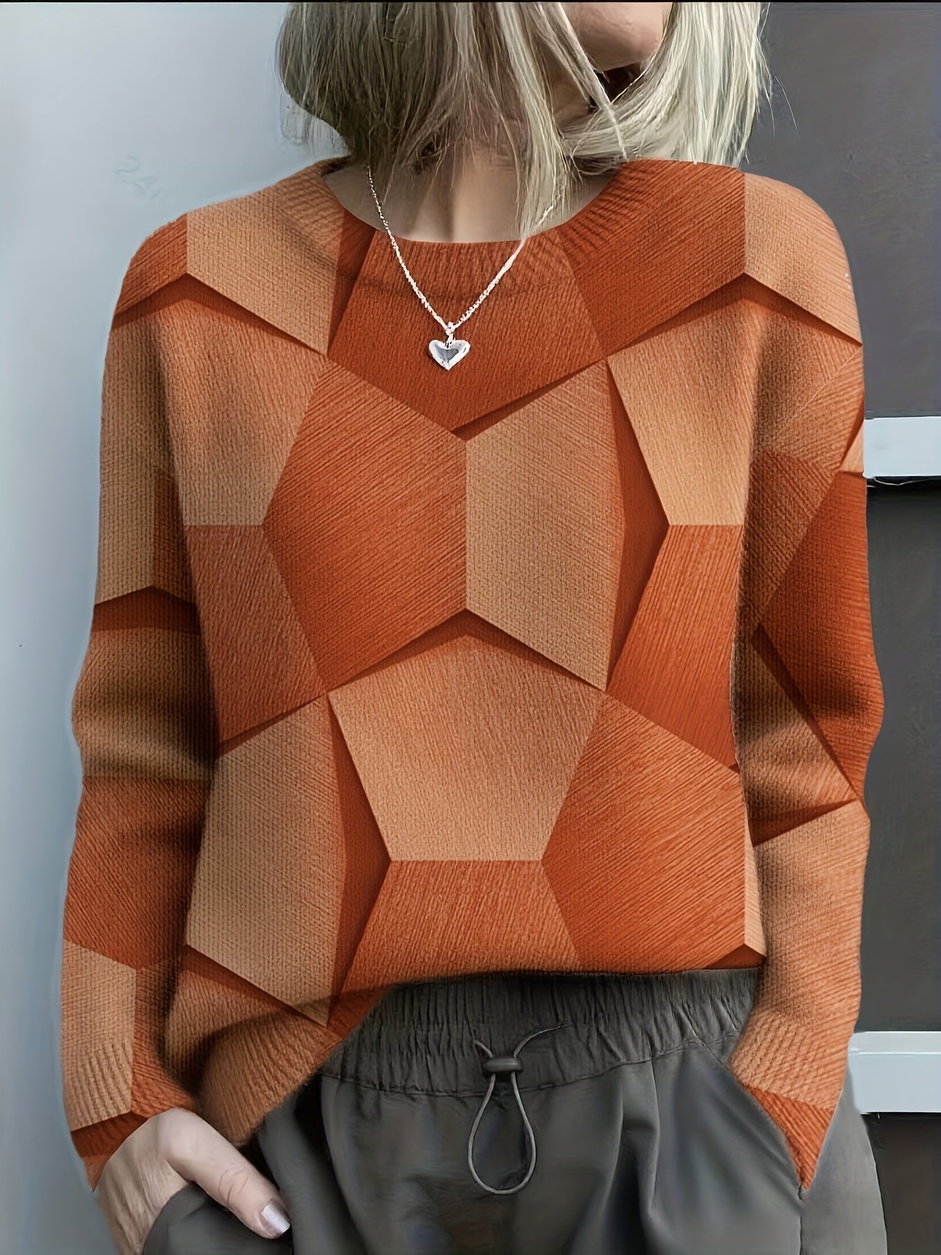 Lucia | Geometric Colourblock Jumper