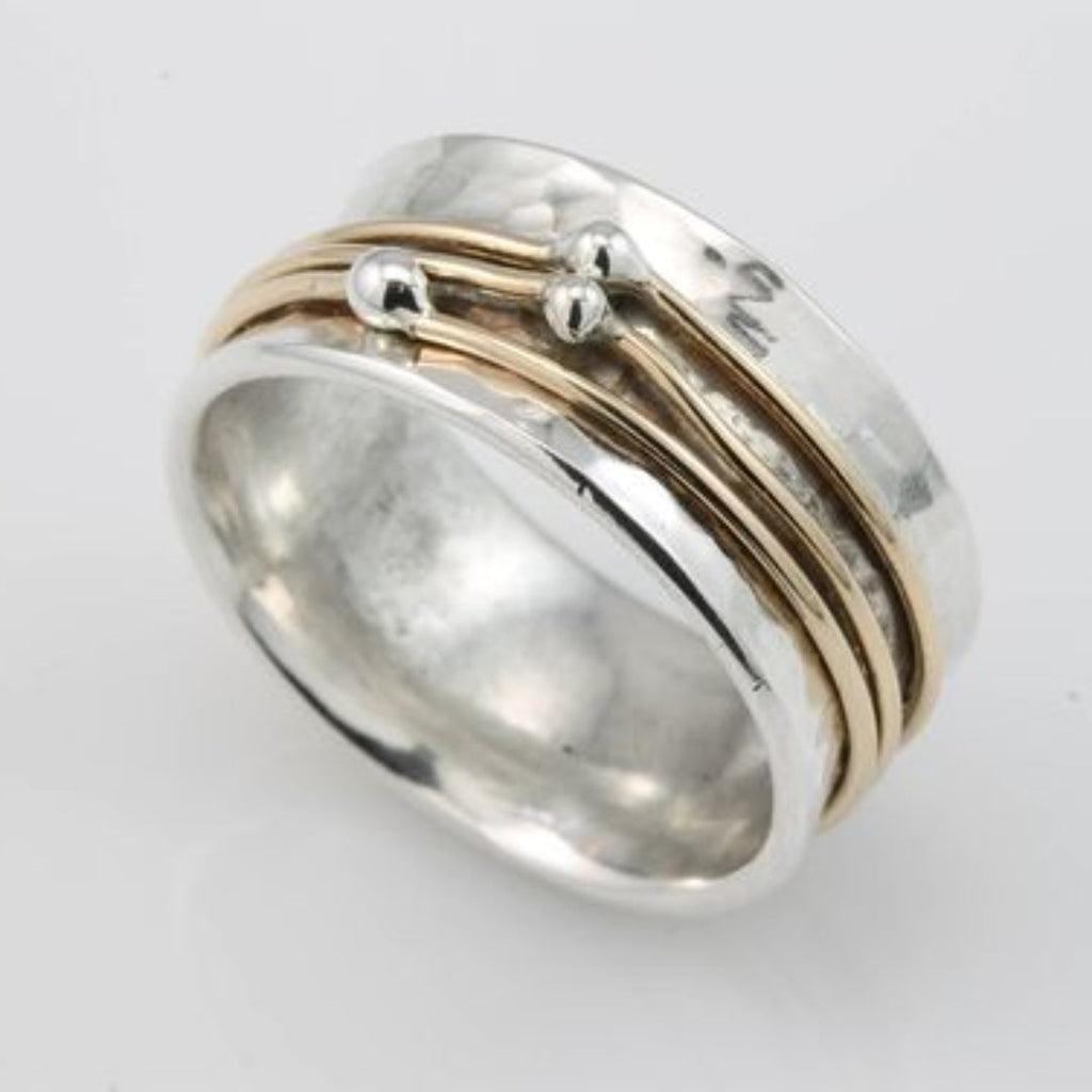 Radiance - Antique Gilded Silver Ring