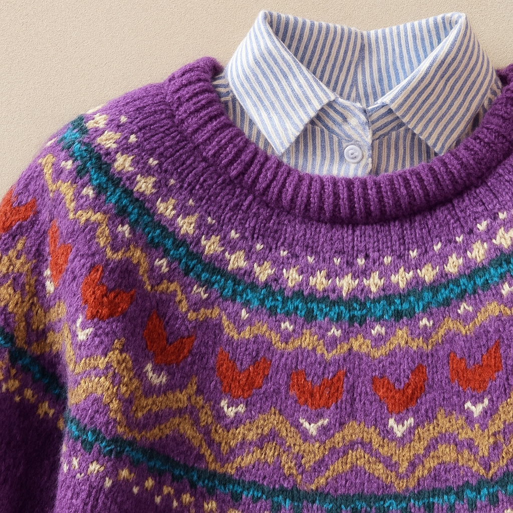 Solva™ | Timeless Vintage Knit Jumper