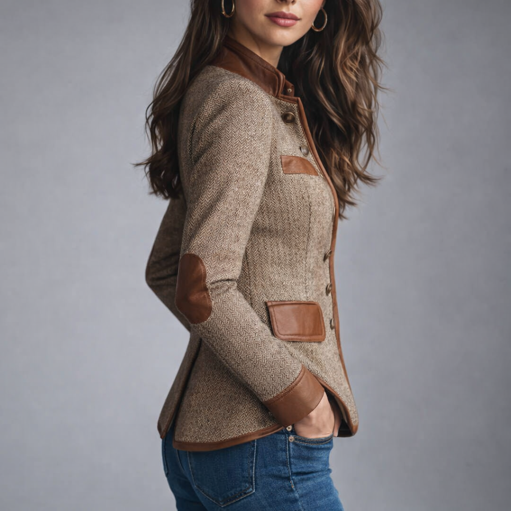 Bea | Elegant tweed jacket in heritage style