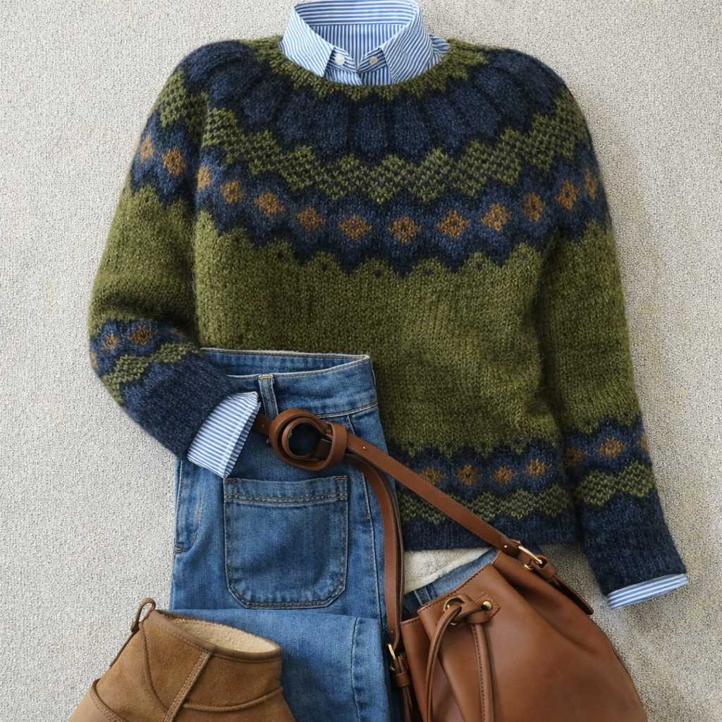 Jessica™ | Classic Nordic Knit Jumper