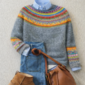 Emily™ | Classic Nordic Knit Jumper