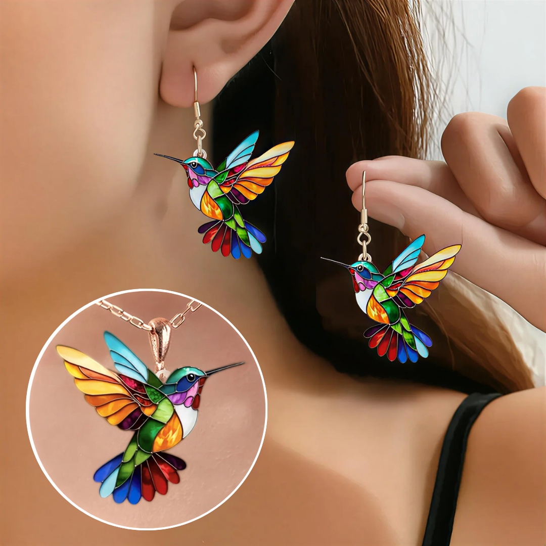 Élisa – Hummingbird-Inspired Earrings