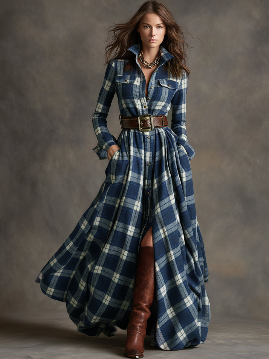 Mireline - Timeless Button-Up Shirt Dress