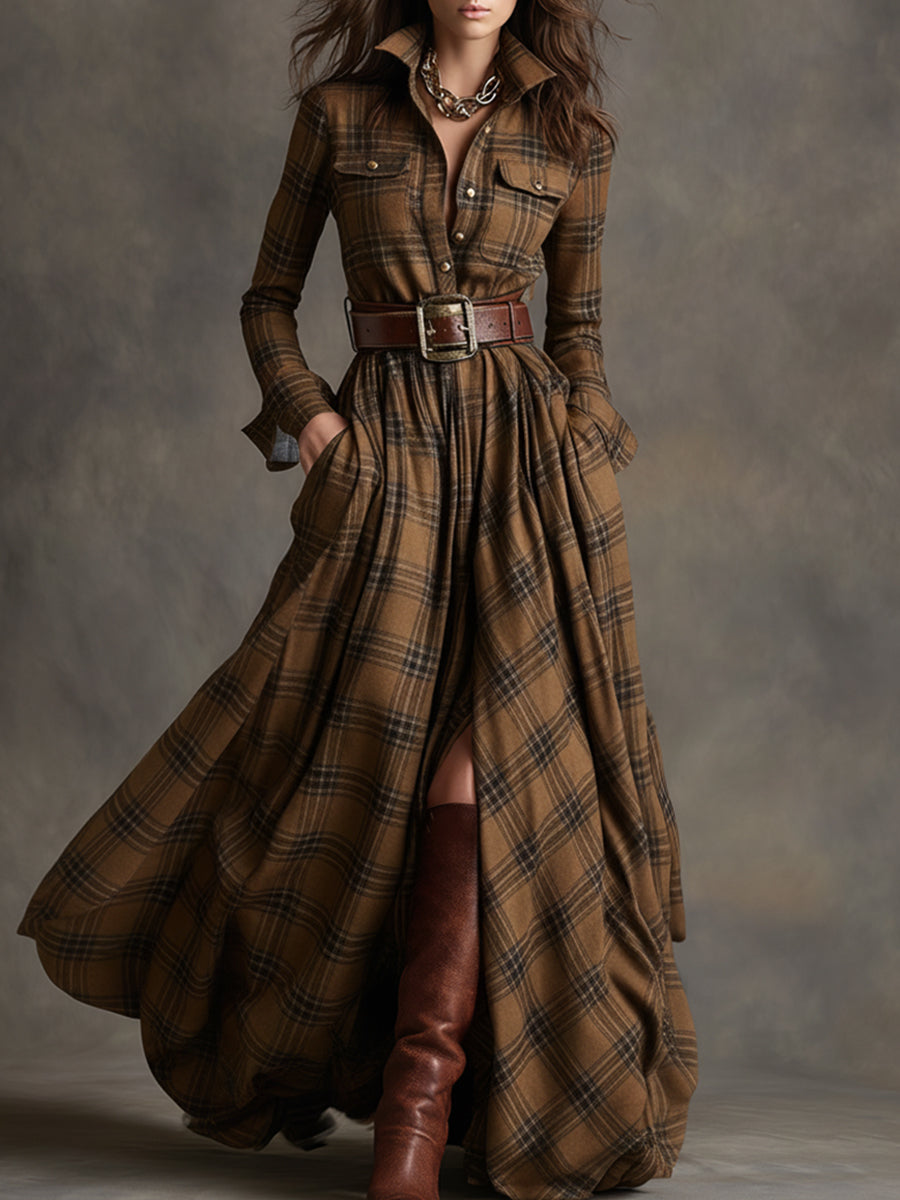 Mireline - Timeless Button-Up Shirt Dress