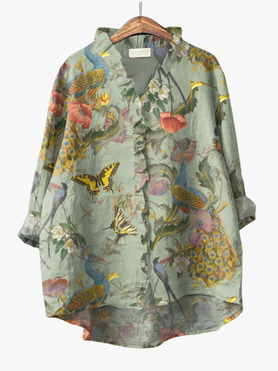 MOREAU LYON | ARTISTIC NATURE SHIRT FOR WOMEN