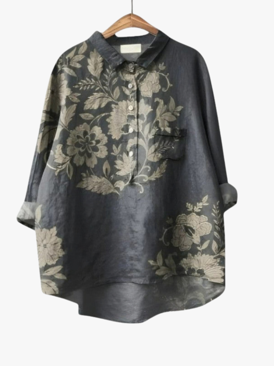 MOREAU LYON | ELEGANT FLORAL BLOUSE FOR WOMEN