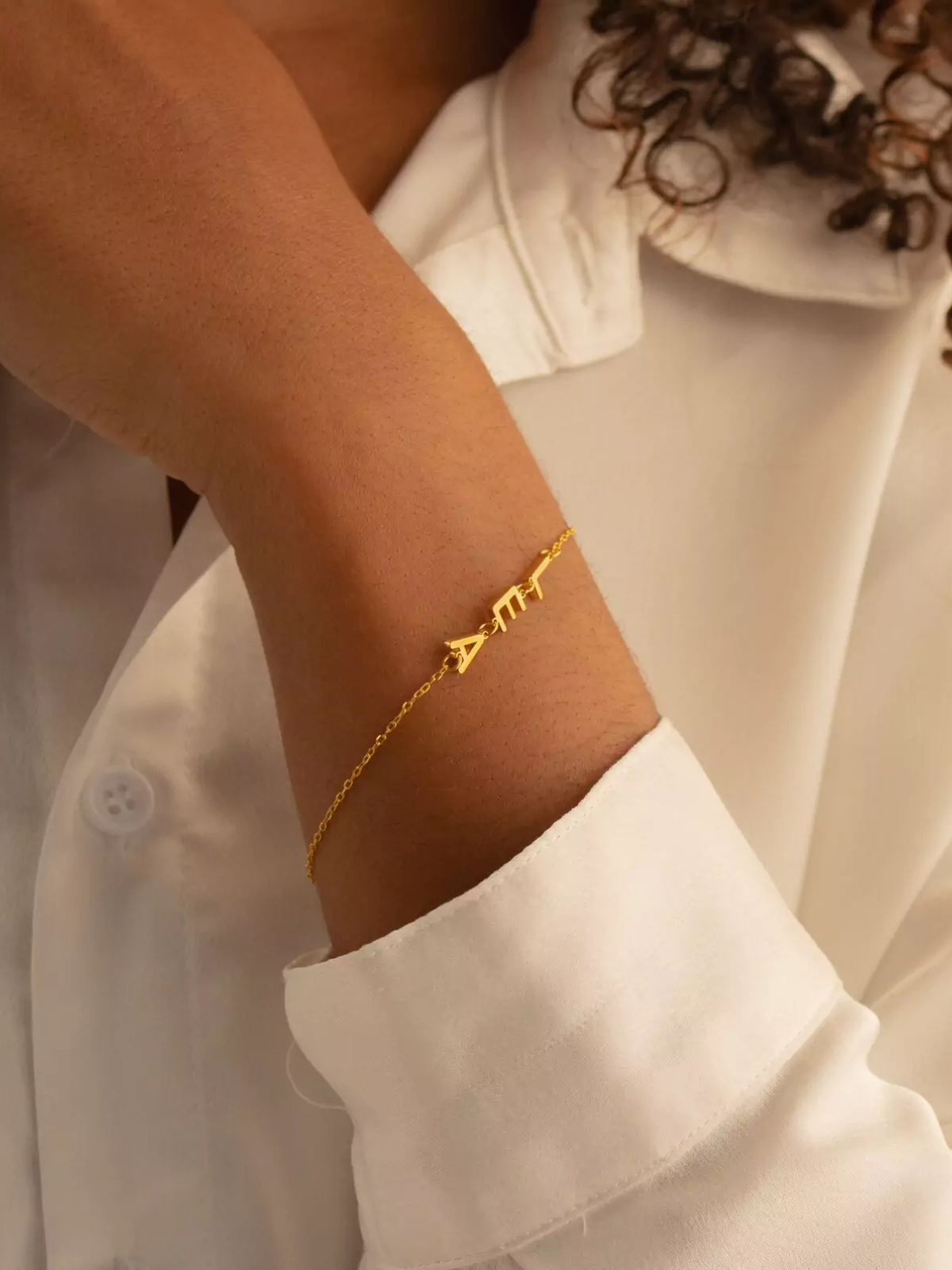 Sideways Charm Bracelet