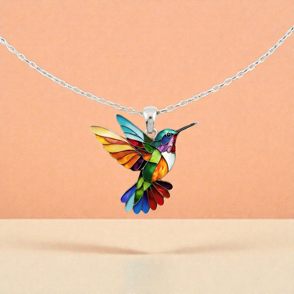MALIA | Hummingbird Earrings & Necklace