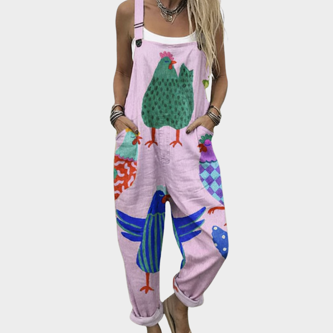 Soreva™ | Comfortable Printed Jumpsuit