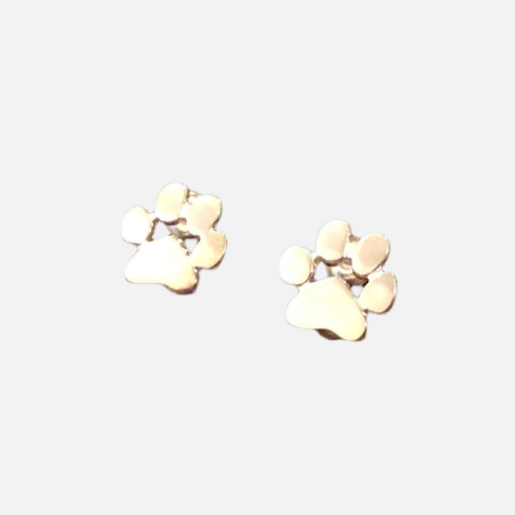 Allergy-Friendly Paw Print Earrings