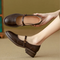 Belle | Classic Leather Mary Jane Comfort Footwear