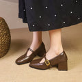 Dorvanna Timeless French Mary Jane Flats