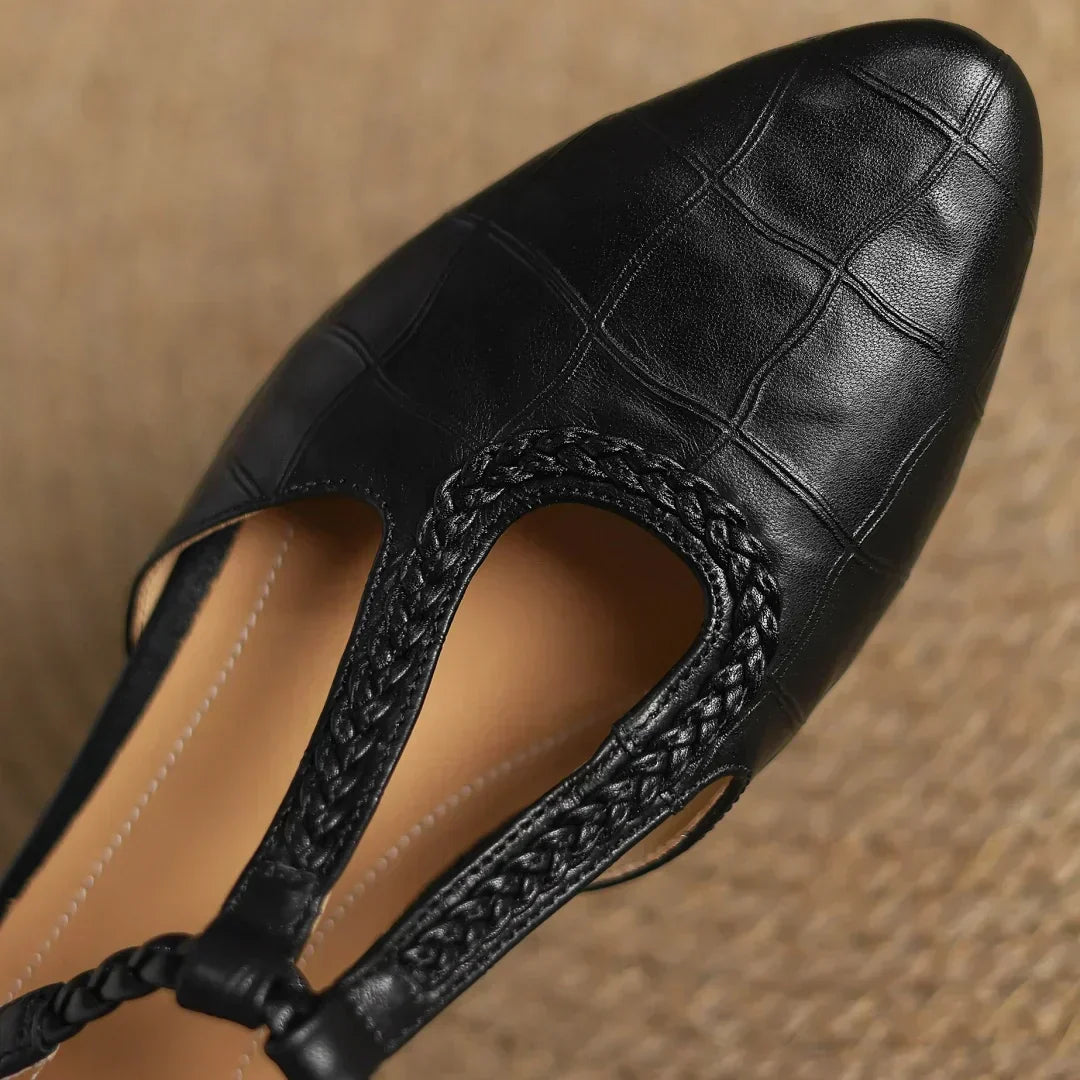 Kepa | Classic Leather Mary Jane Flats