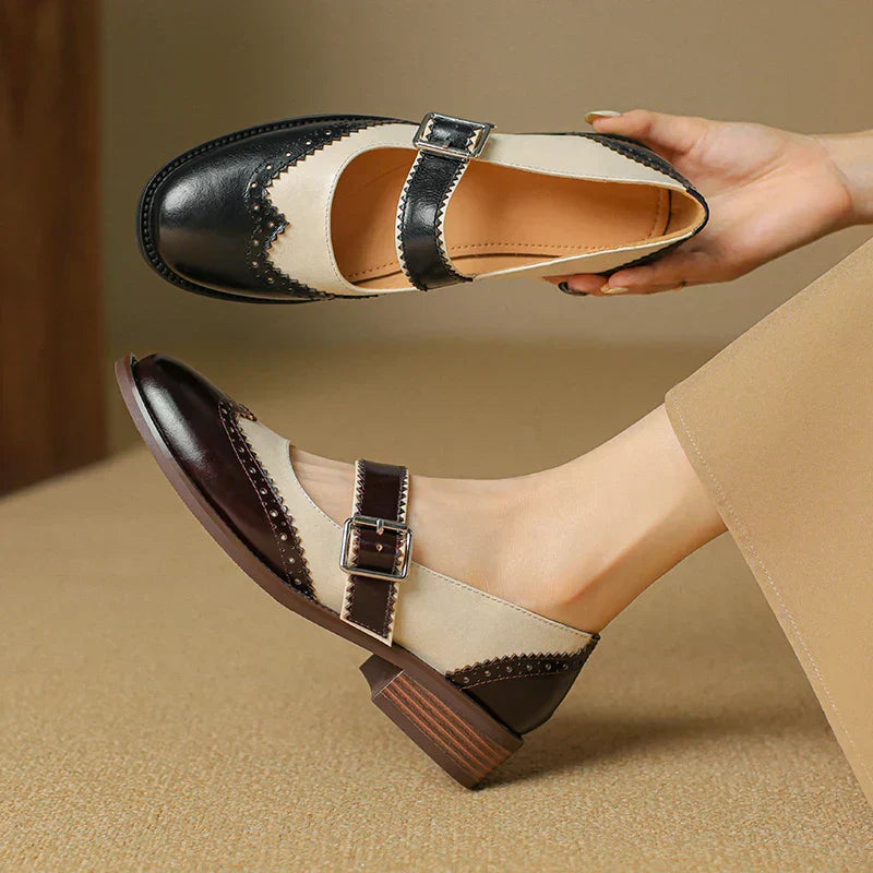 Miana | Classic Leather Mary Jane Footwear