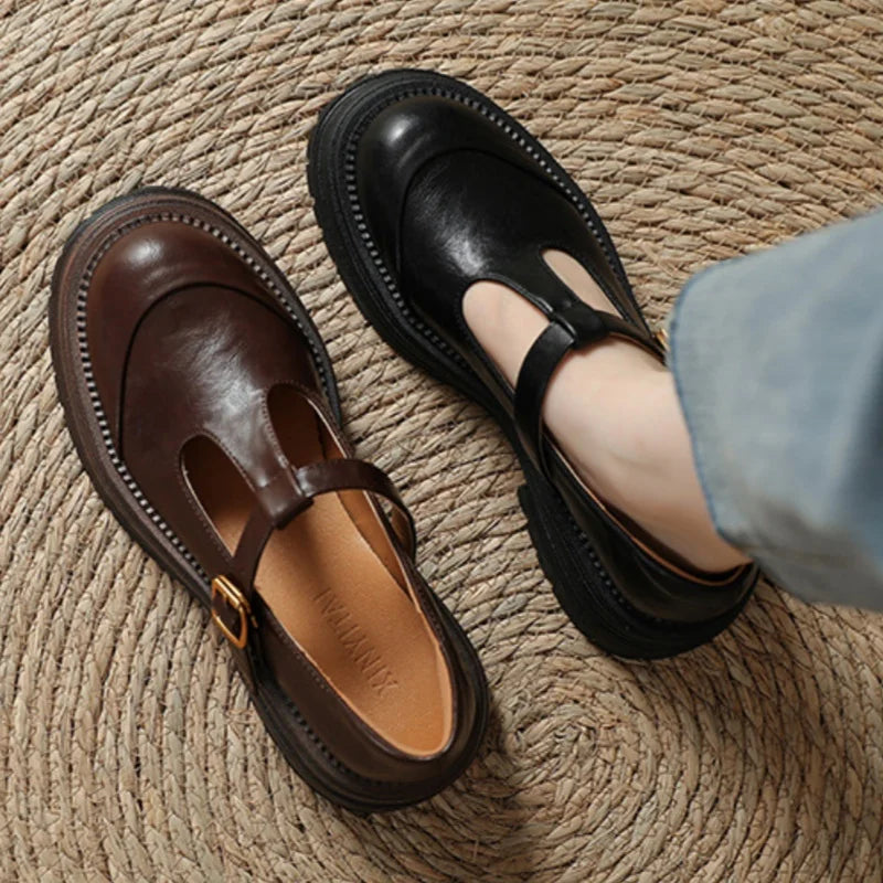 Farisse T-Strap Shoes