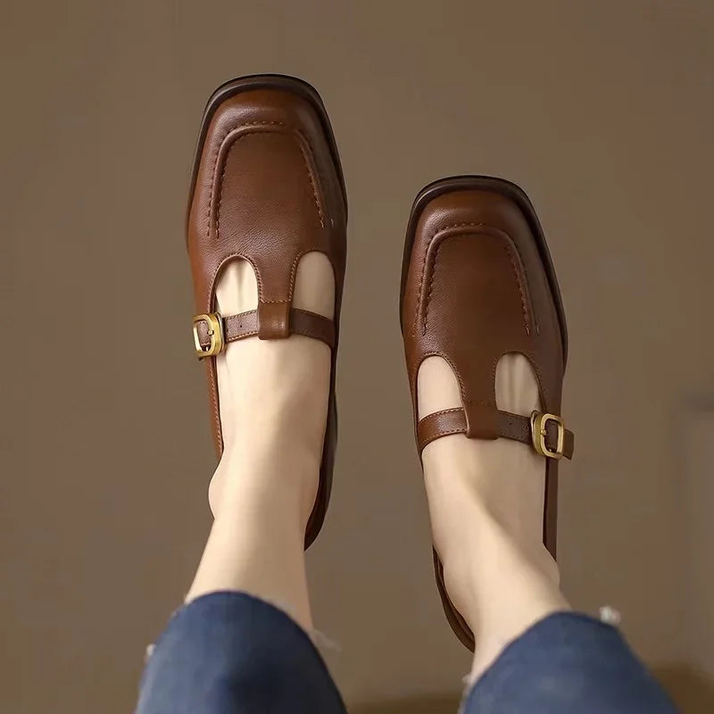 Ysolenne T-Strap Sandals