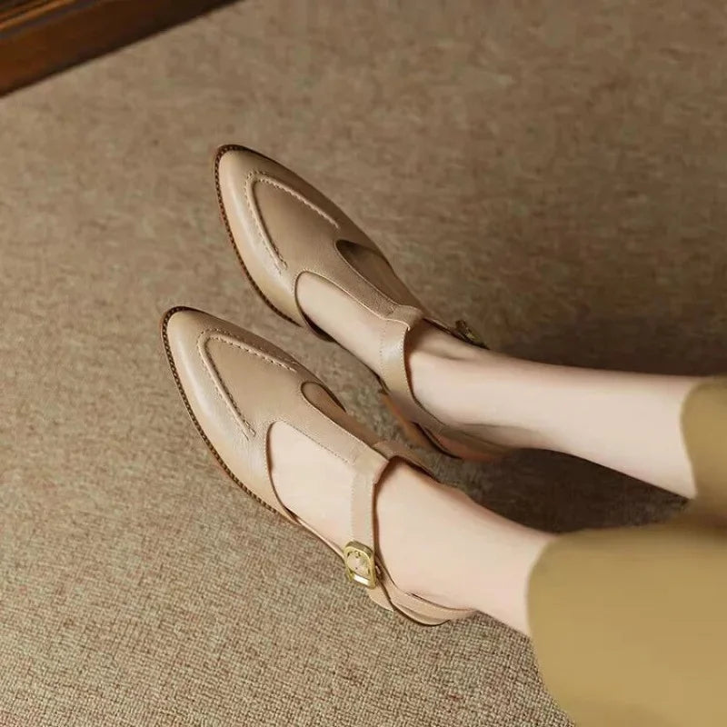 Aurenza Buckle-Detail Shoes