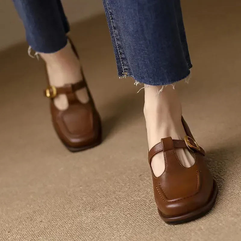 Ysolenne T-Strap Sandals
