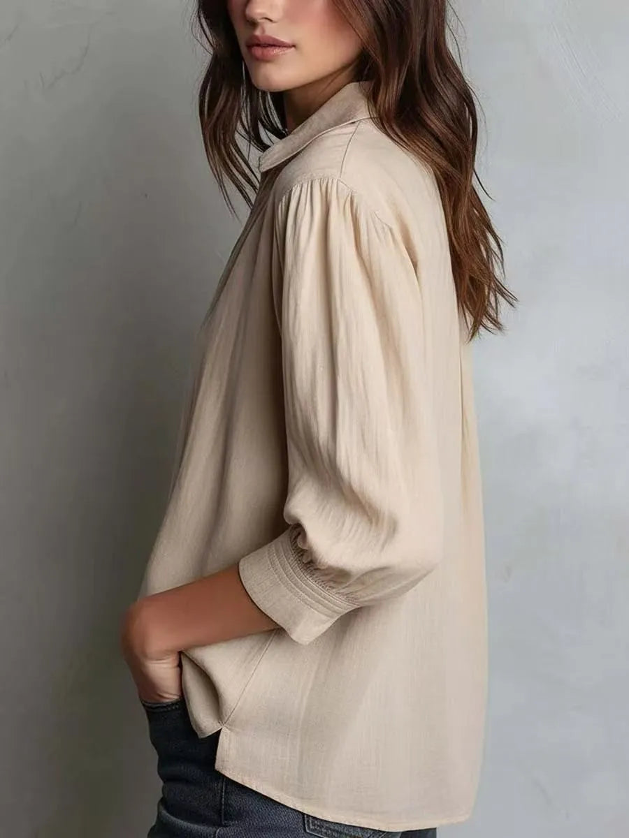 Sarah | Zip-Up Blouse
