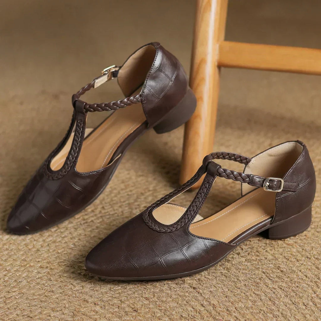 Kepa | Classic Leather Mary Jane Flats