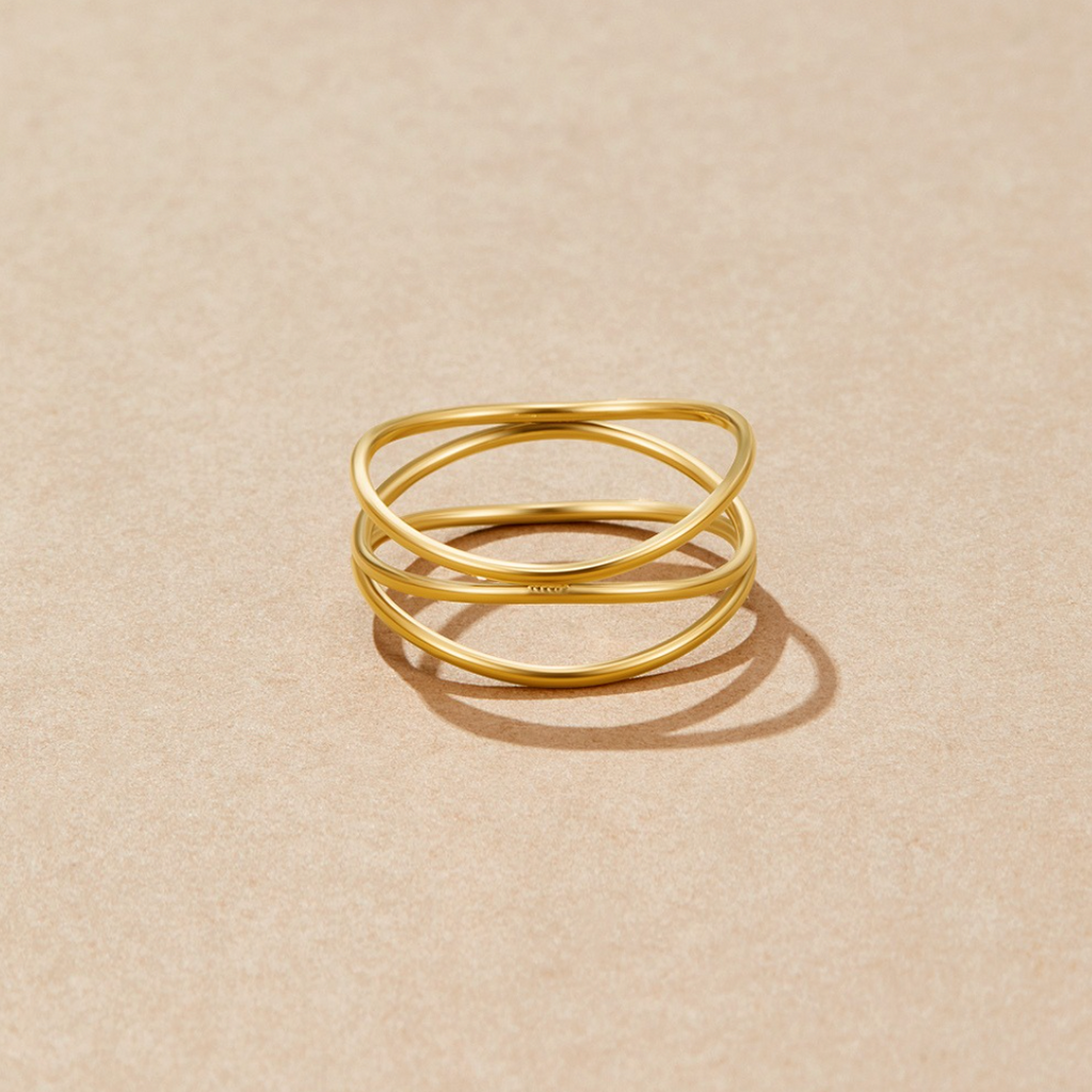 Endless Elegance - Gold Infinity Ring
