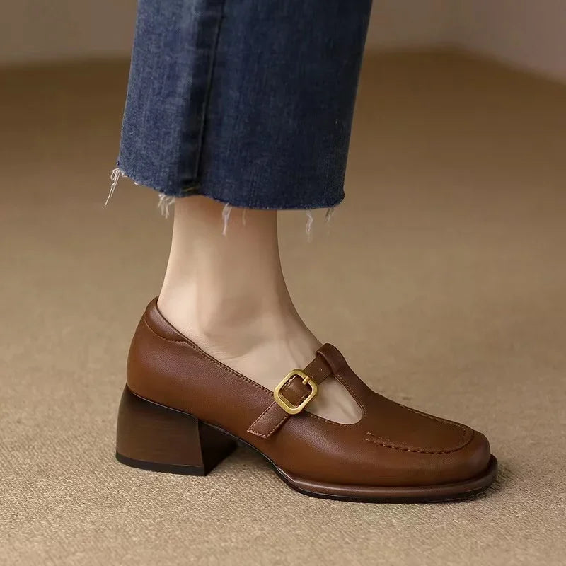 Ysolenne T-Strap Sandals