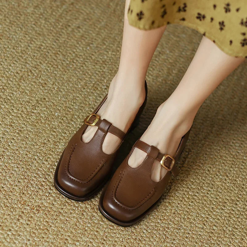 Ysolenne T-Strap Sandals