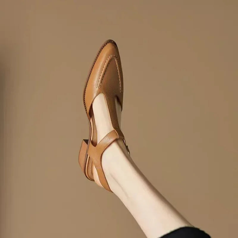 Aurenza Buckle-Detail Shoes