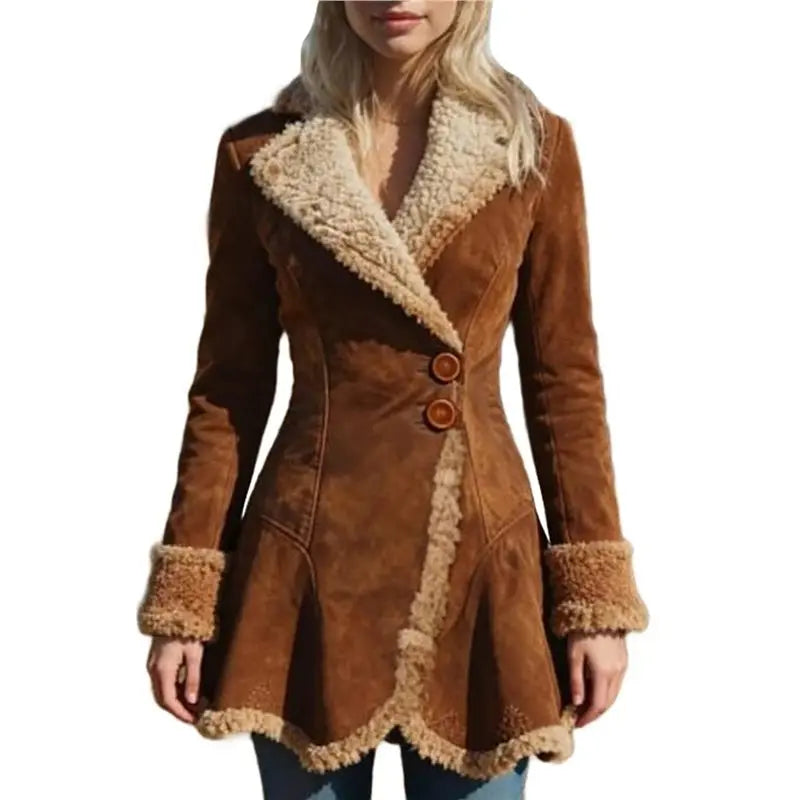 Florence | Warm Tailored Shearling Coat