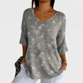 Amelia | Women's Vintage Floral Art Casual Pullover